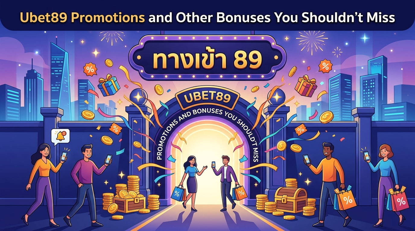 โปรโมชั่น Ubet89 และโบนัสอื่นๆ ที่ไม่ควรพลาด
