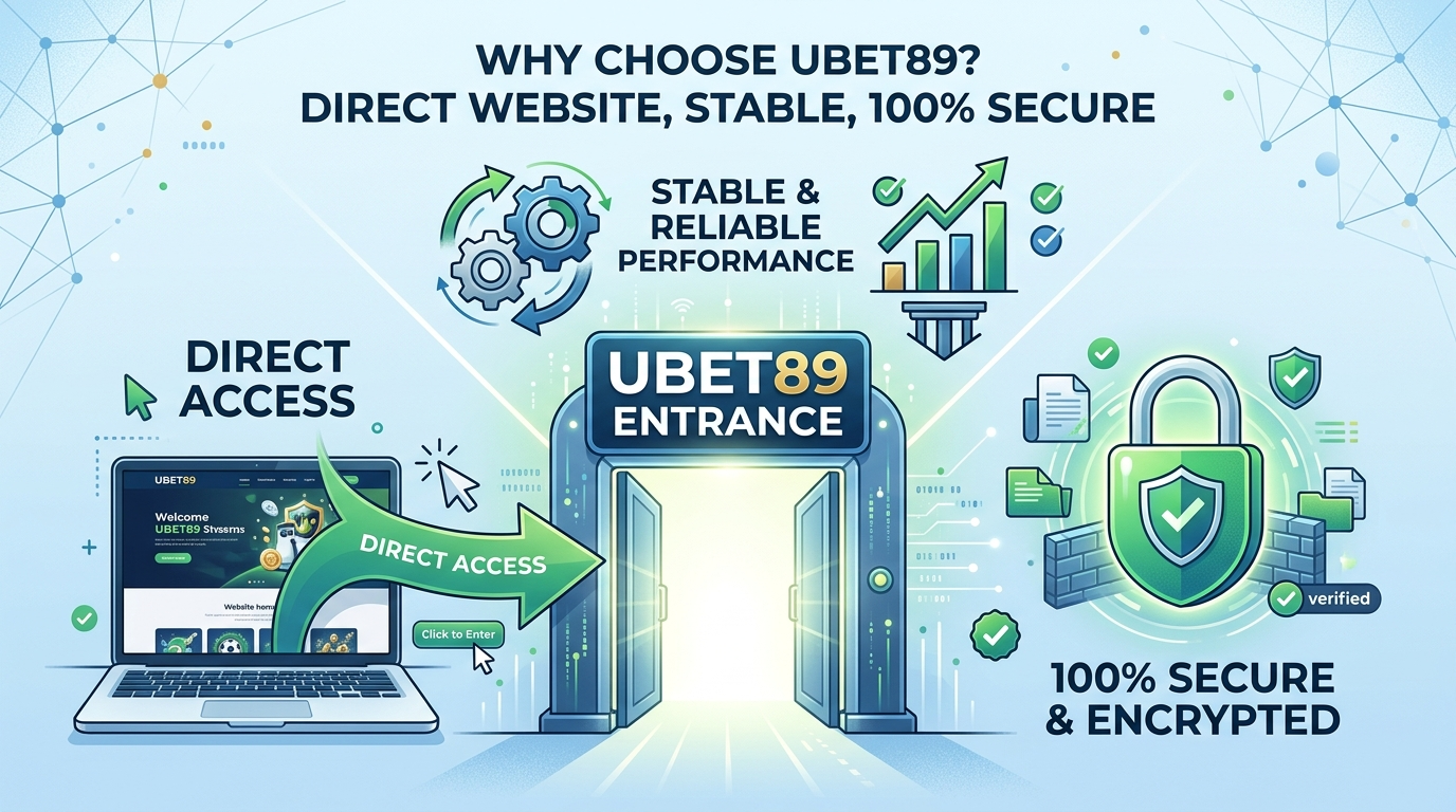 ทางเข้า UBET89: ทำไมต้องเลือก UBET89? เว็บตรง มั่นคง ปลอดภัย 100%