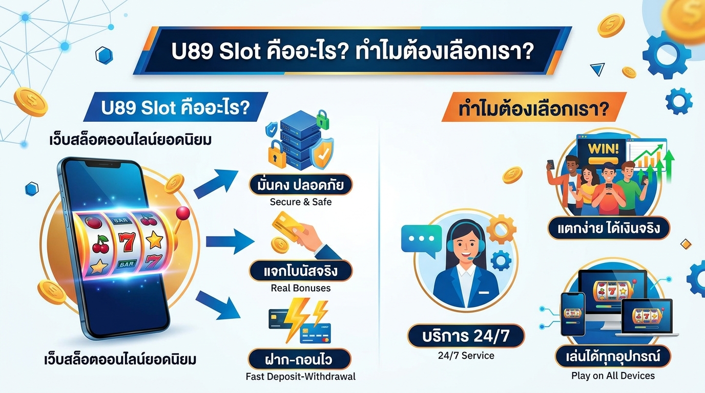 U89 Slot คืออะไร? ทำไมต้องเลือกเรา?