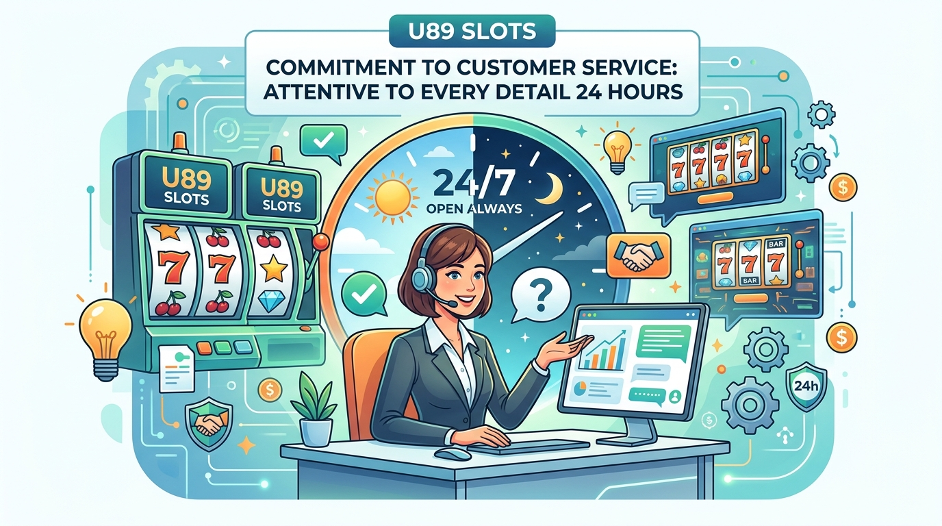 U89 สล็อต กับความมุ่งมั่นในการให้บริการลูกค้า: ใส่ใจทุกรายละเอียด 24 ชั่วโมง