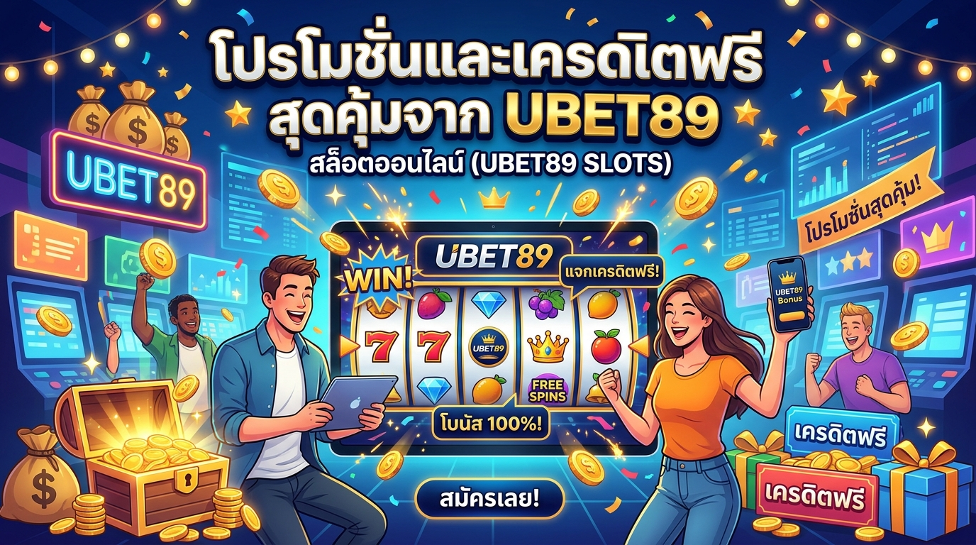 โปรโมชั่นและเครดิตฟรี สล็อต UBET89
